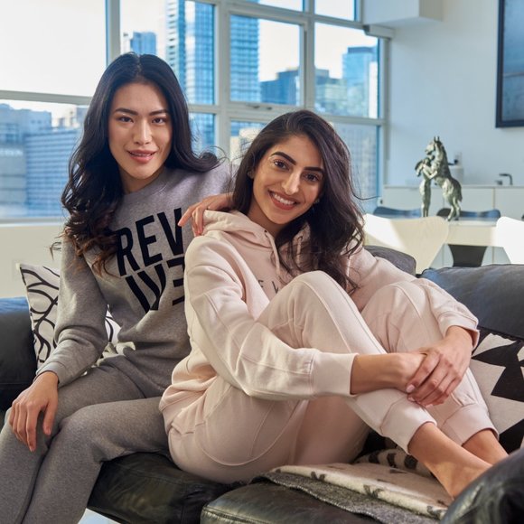Revive Loungewear. Two Piece Lounge Set, Crewneck Sweatshirt and Jogger - Grey H - Picture 8 of 8